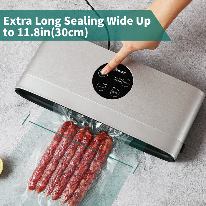 Clearance Vacuum Sealer Machine - Food Vacuum Sealer Machine with 10pcs  Sealer Bags for Kitchen Food Sealer, Automatic Food Vacuum Sealer for Food